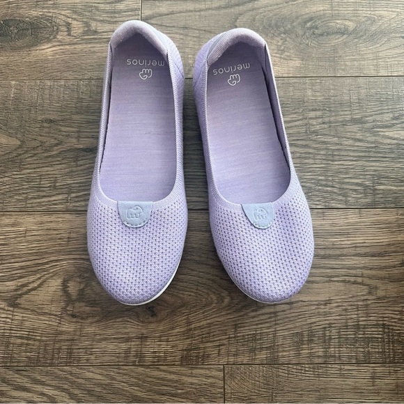 Merinos- New Women’s Lavender Flats Size 7 - Picture 2 of 6